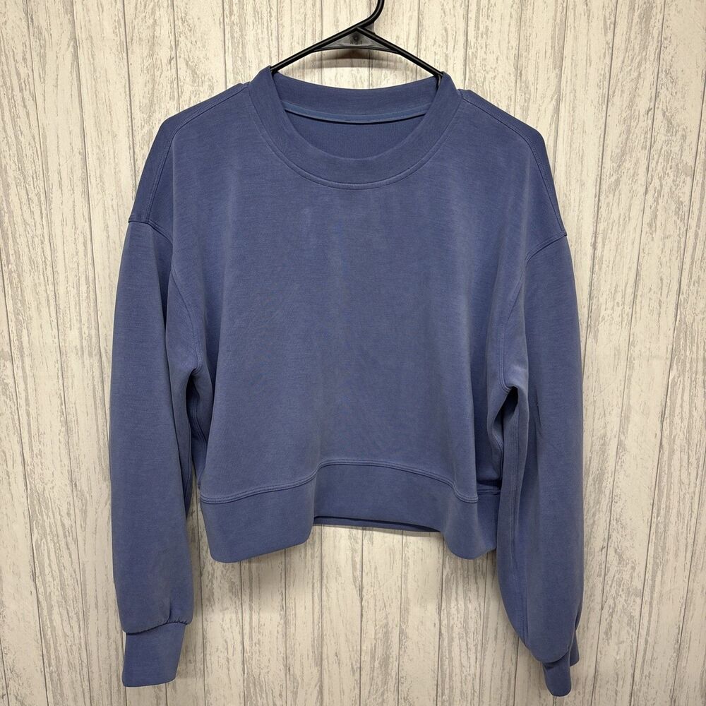Womens Size 4 Lululemon Softstreme Oversized Crewneck EUC
